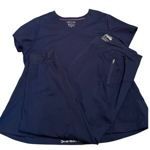 Healing Hands Navy Women’s Scrub Set Size XLP